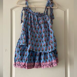 Marea Smocked block print set